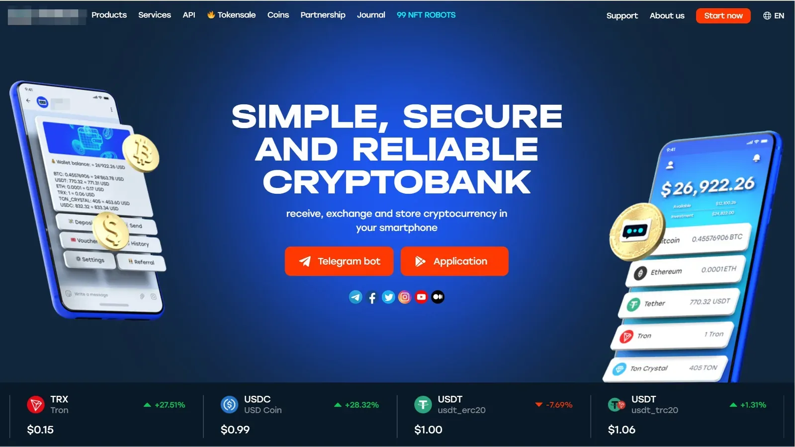 Financial platform web and mobile product